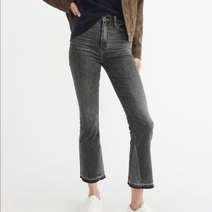 Abercrombie Simone High Rise Ankle Flare Jeans